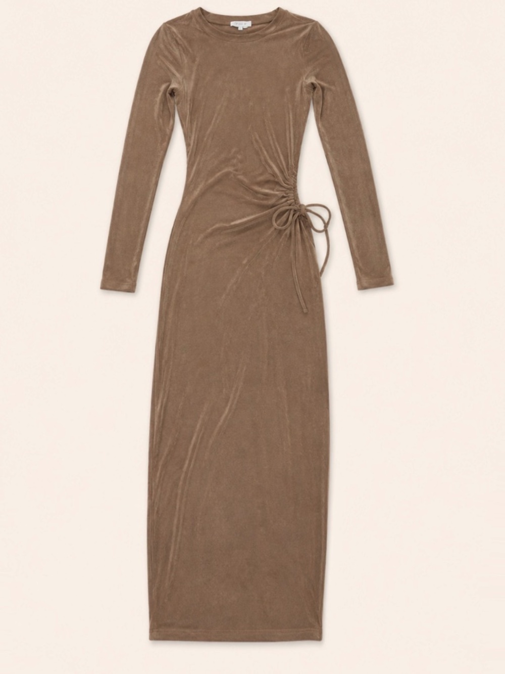ACOA Ruched Maxi Dress – Size S